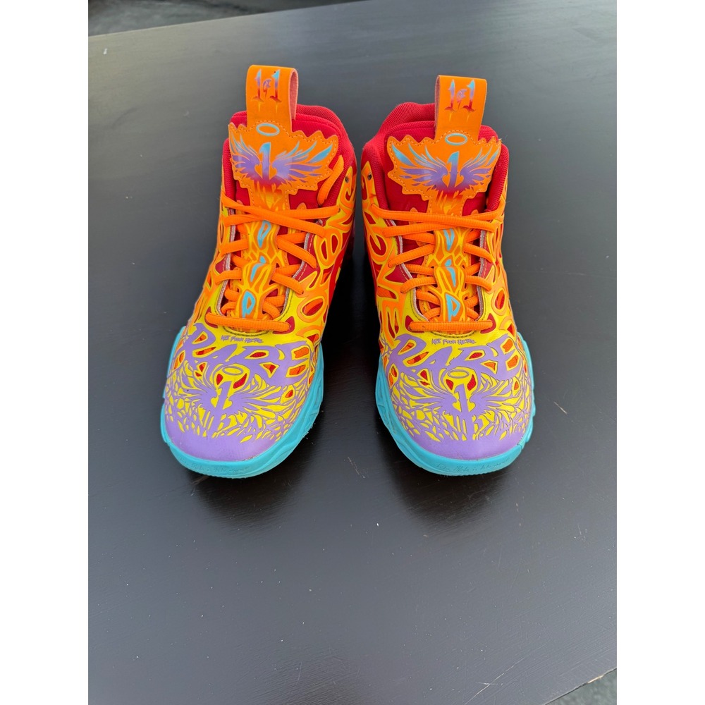 Puma MB.04 LaMelo Ball LaFrance Basketball Shoes Orange Blue 311314-01 Mens 7